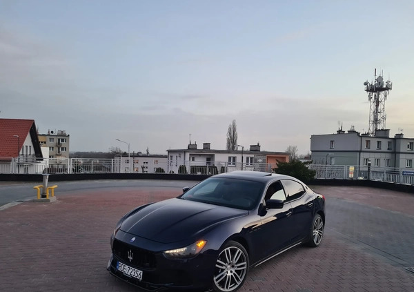 Maserati Ghibli cena 123800 przebieg: 76778, rok produkcji 2015 z Grabów nad Prosną małe 154